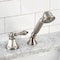 Kingston Brass Transfer Valve Set For Roman Tub Filler, Brushed Nickel KSK4308ALTR - alternate 2